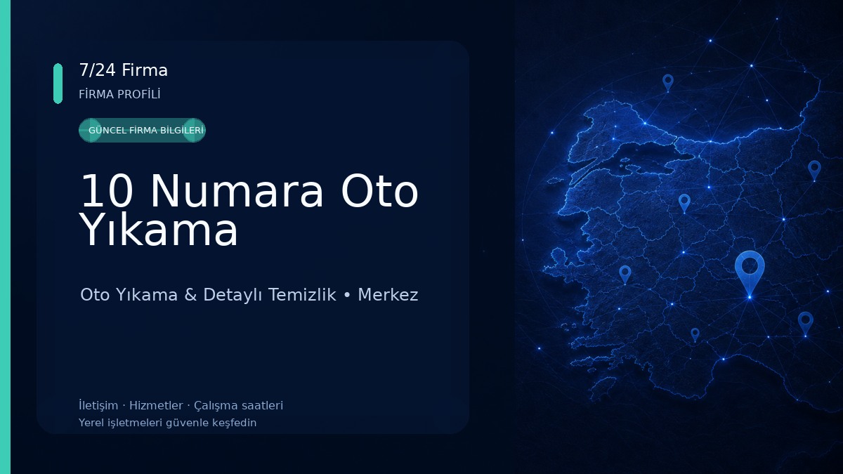 10 Numara Oto Yıkama 