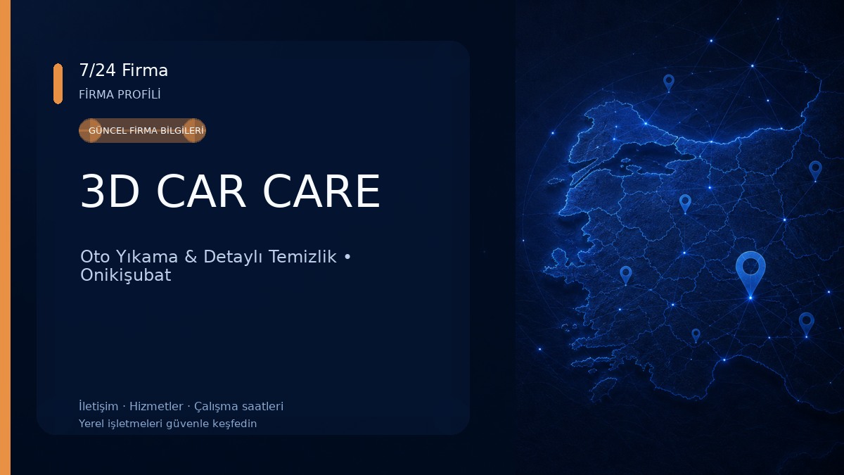 3D CAR CARE Oto Yıkama & Detaylı Temizlik