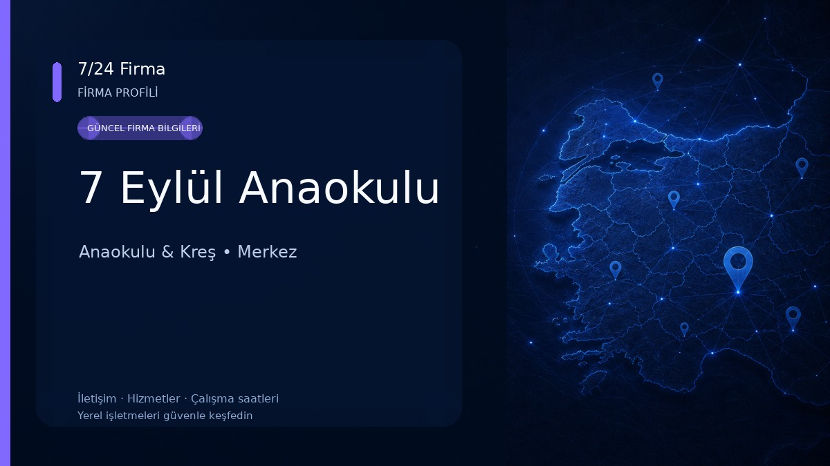 7 Eylül Anaokulu