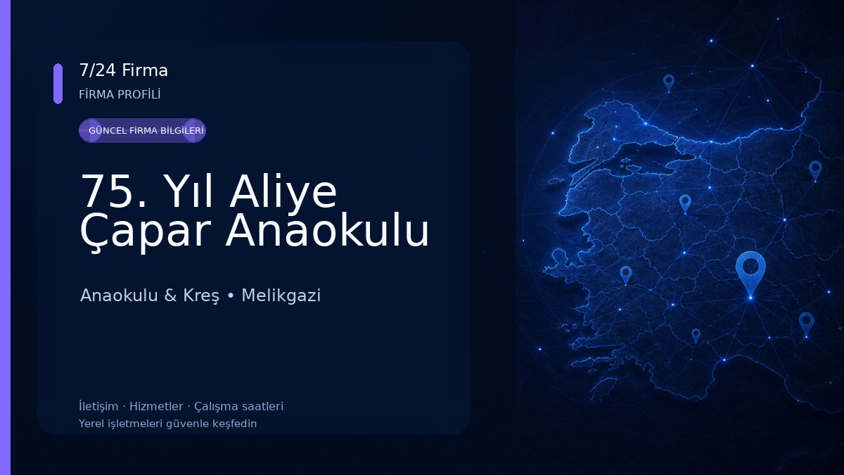 75. Yıl Aliye Çapar Anaokulu Anaokulu & Kreş
