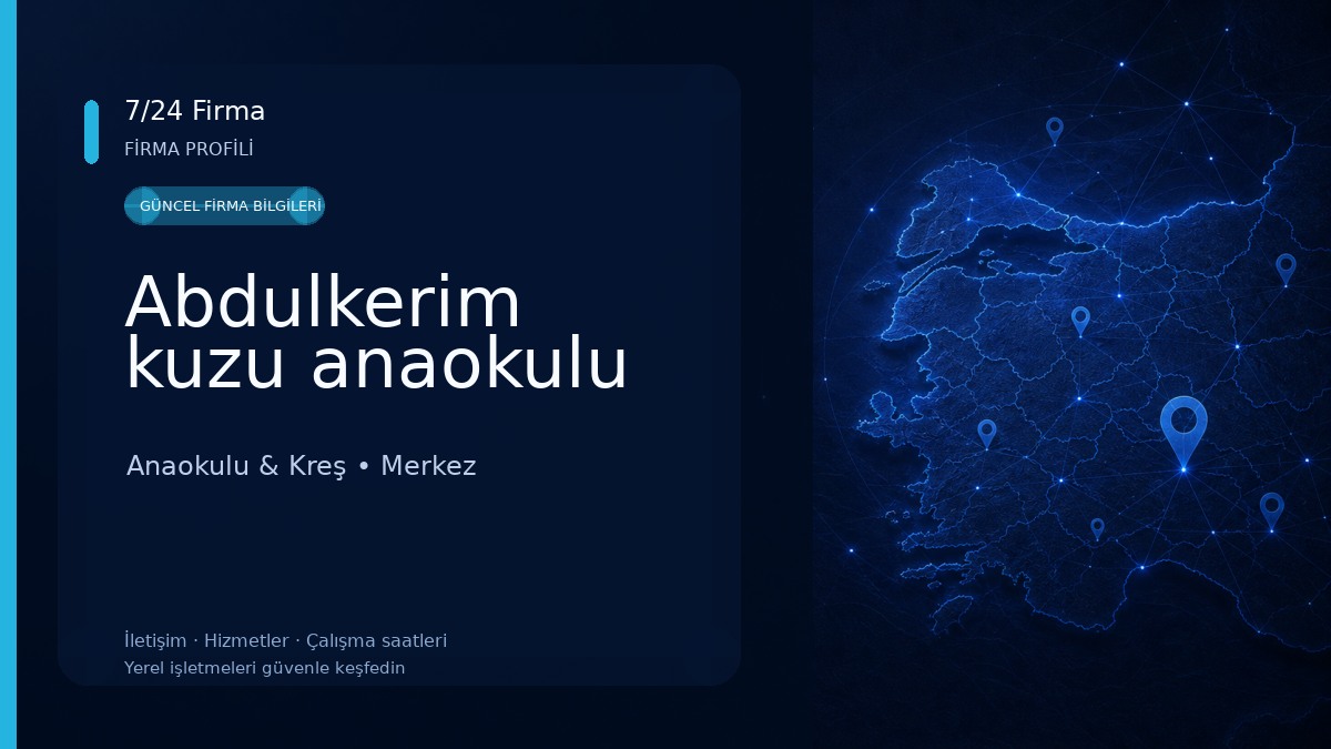 Abdulkerim kuzu anaokulu Anaokulu & Kreş