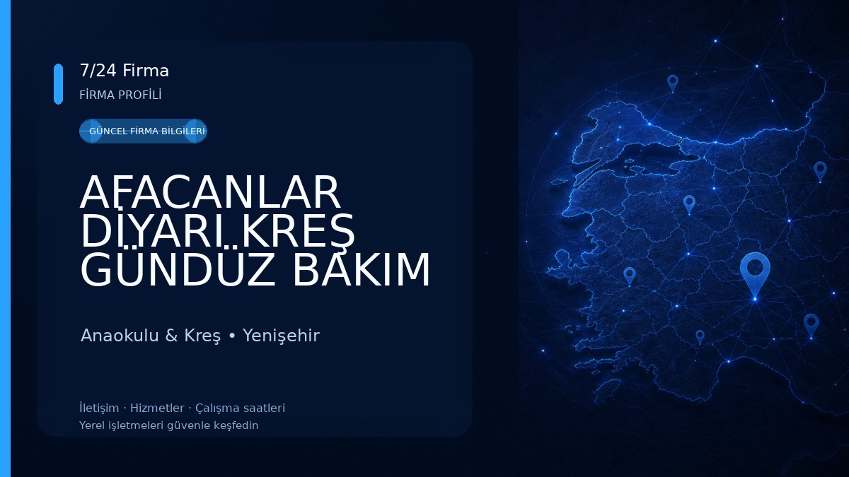 AFACANLAR DİYARI KREŞ GÜNDÜZ BAKIM EVİ