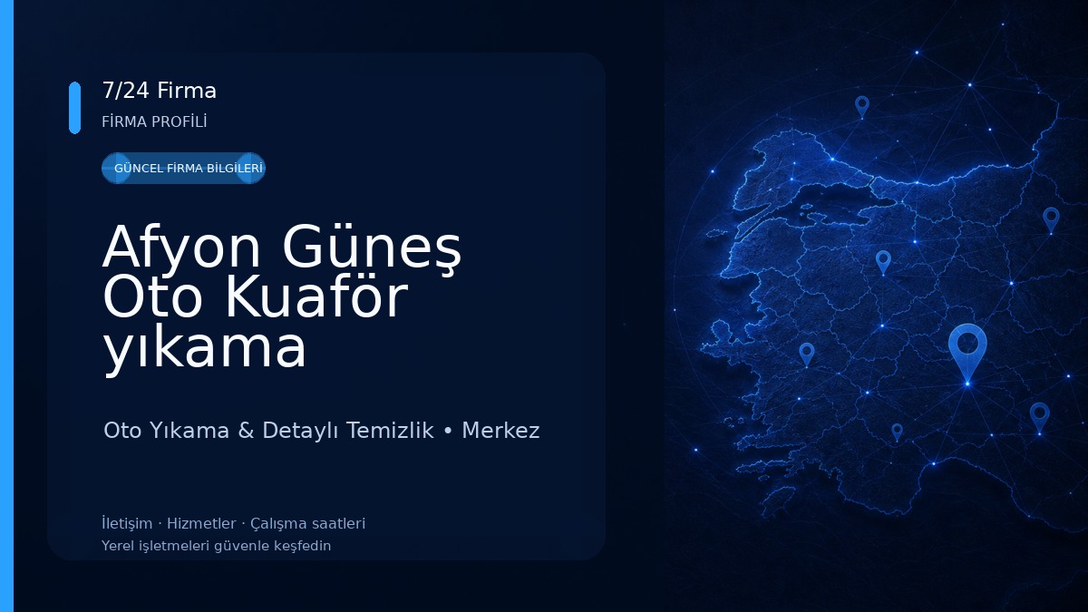 Afyon Güneş Oto Kuaför yıkama