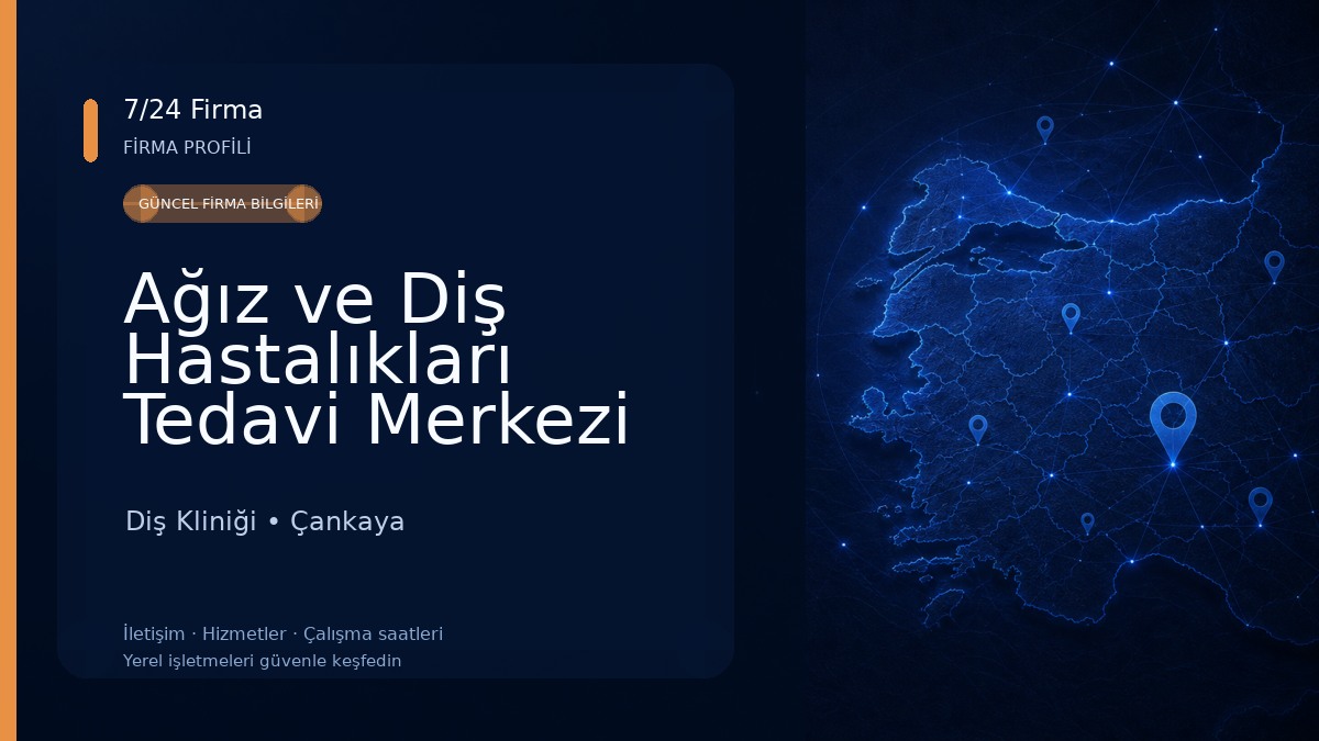 Ağız ve Diş Hastalıkları Tedavi Merkezi