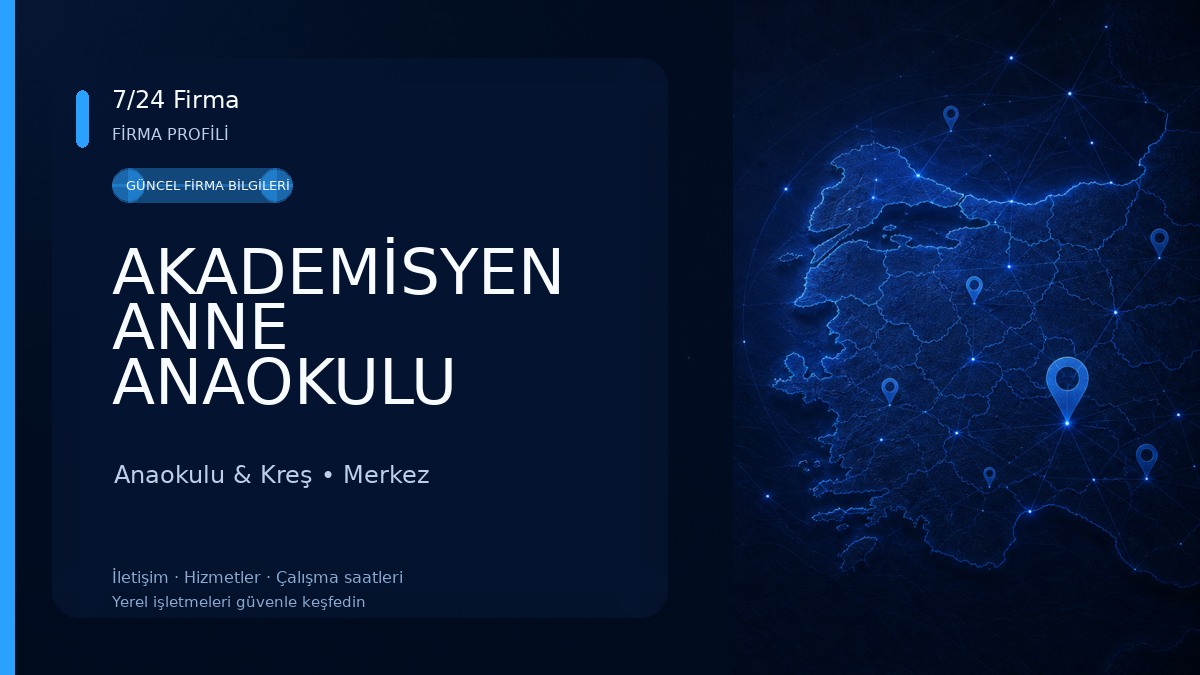 AKADEMİSYEN ANNE ANAOKULU YALOVA Anaokulu & Kreş