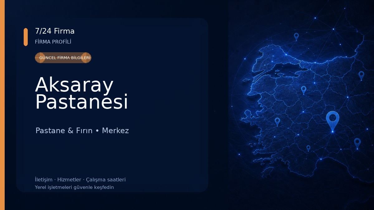Aksaray Pastanesi Pastane & Fırın