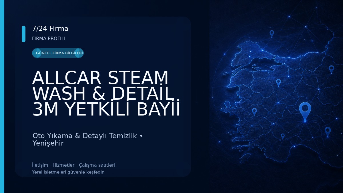ALLCAR STEAM WASH & DETAİL 3M YETKİLİ BAYİİ