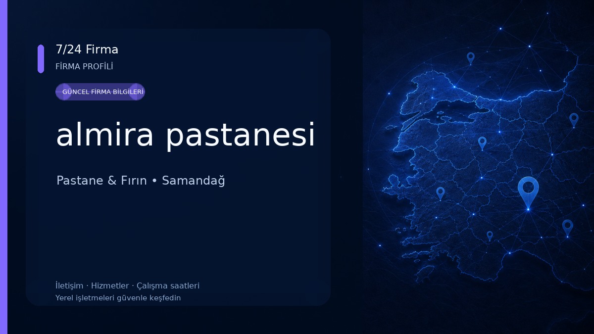 almira pastanesi Pastane & Fırın