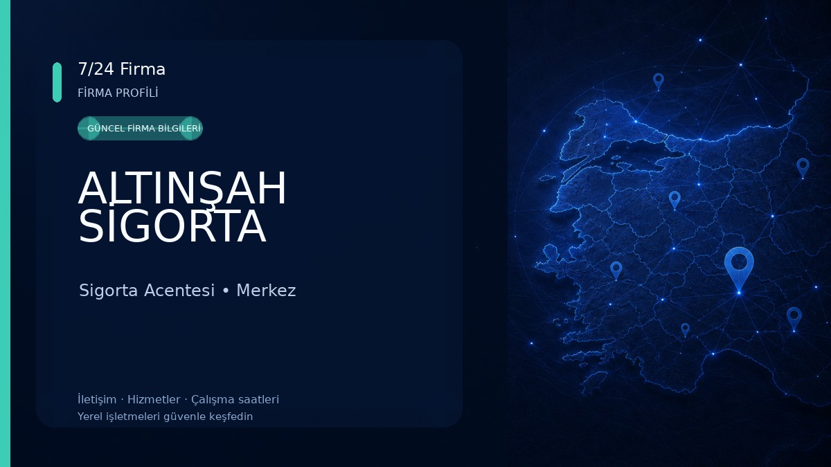 ALTINŞAH SİGORTA Sigorta Acentesi