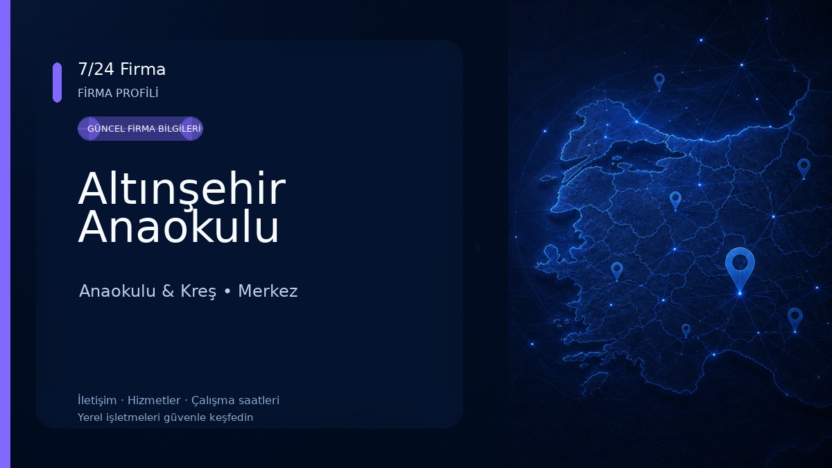 Altınşehir Anaokulu