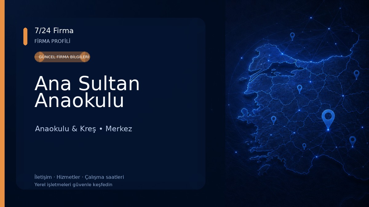 Ana Sultan Anaokulu