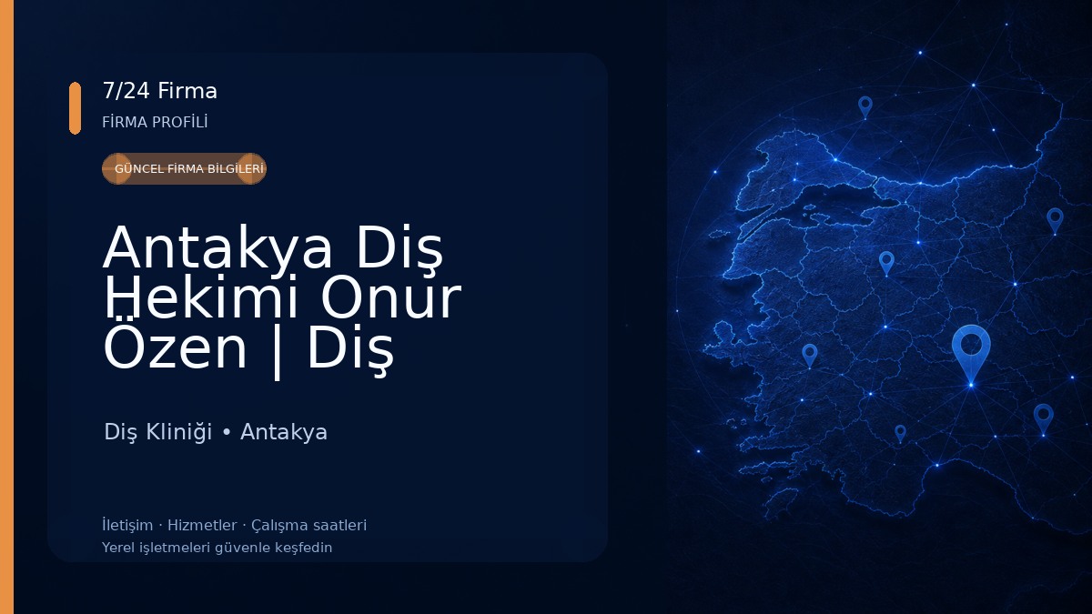 Antakya Diş Hekimi Onur Özen | Diş Kliniği - implant Diş Kliniği