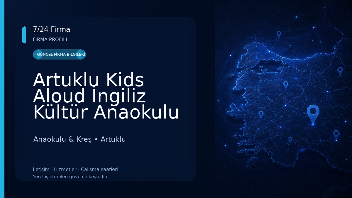 Artuklu Kids Aloud İngiliz Kültür Anaokulu