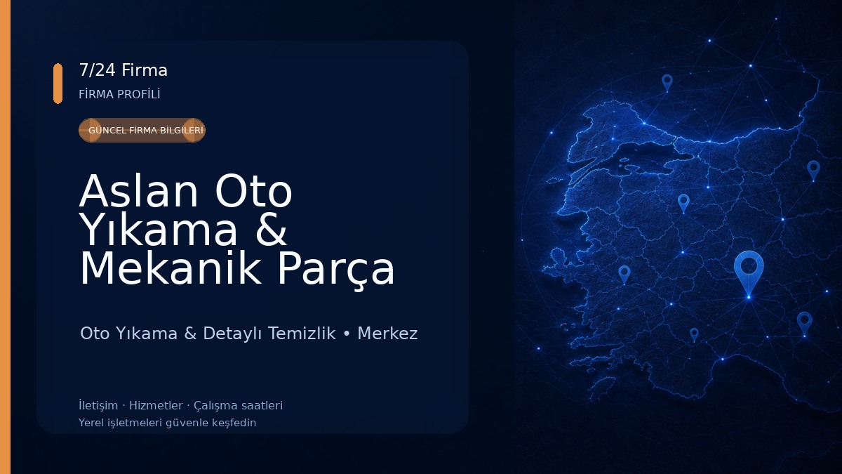 Aslan Oto Yıkama & Mekanik Parça Temizlik