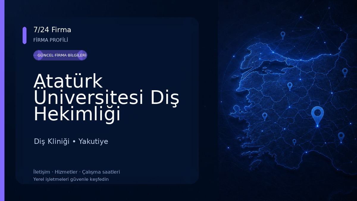 Atatürk Üniversitesi Diş Hekimliği Fakültesi Dekanlığı