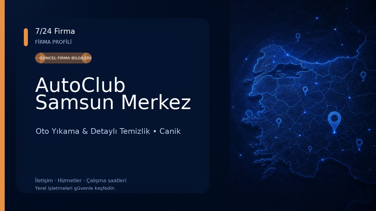 AutoClub Samsun Merkez Oto Yıkama & Detaylı Temizlik