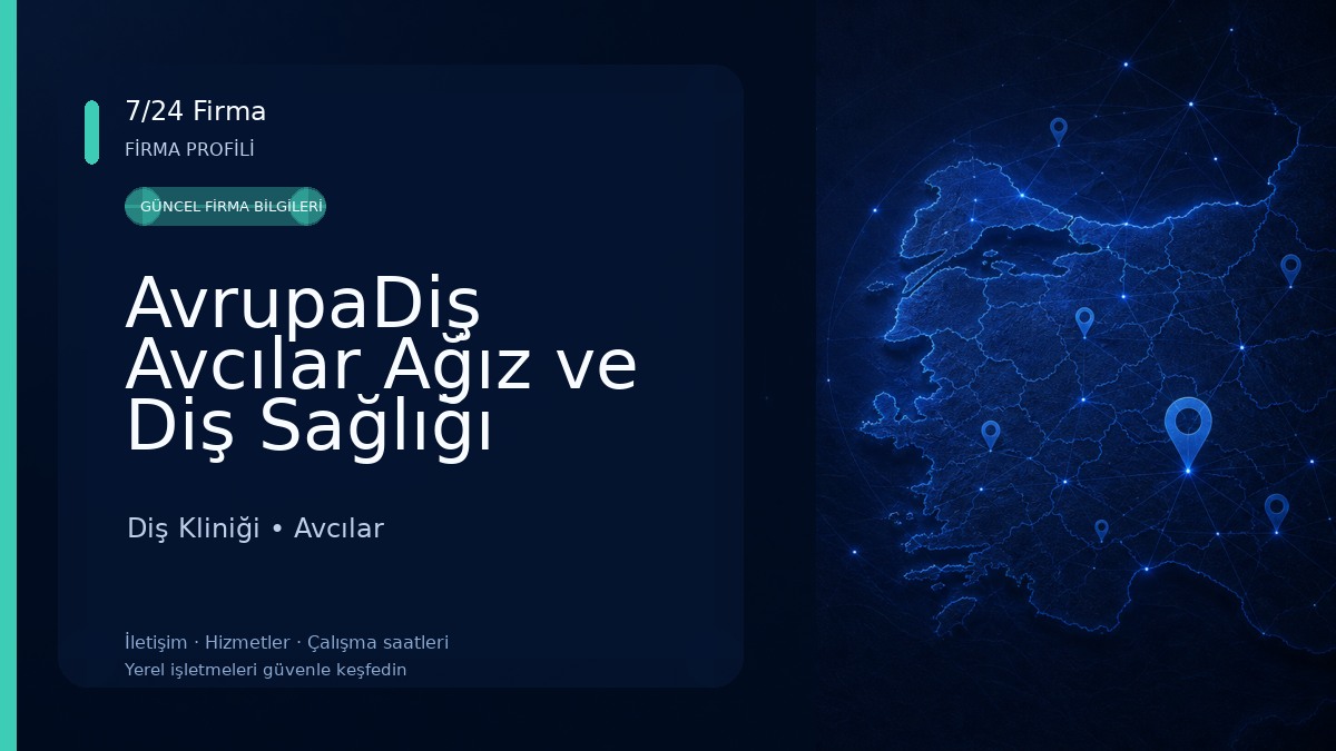AvrupaDiş Avcılar Ağız ve Diş Sağlığı Polikliniği Diş Kliniği