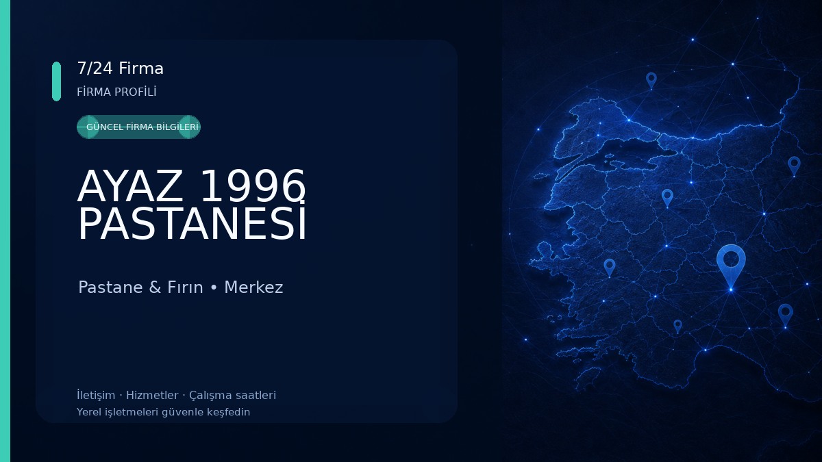 AYAZ 1996 PASTANESİ Pastane & Fırın