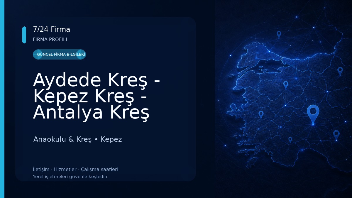 Aydede Kreş - Kepez Kreş - Antalya Kreş