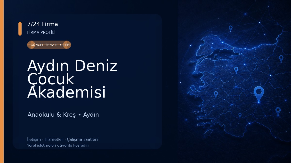 Aydın Deniz Çocuk Akademisi Anaokulu Anaokulu & Kreş