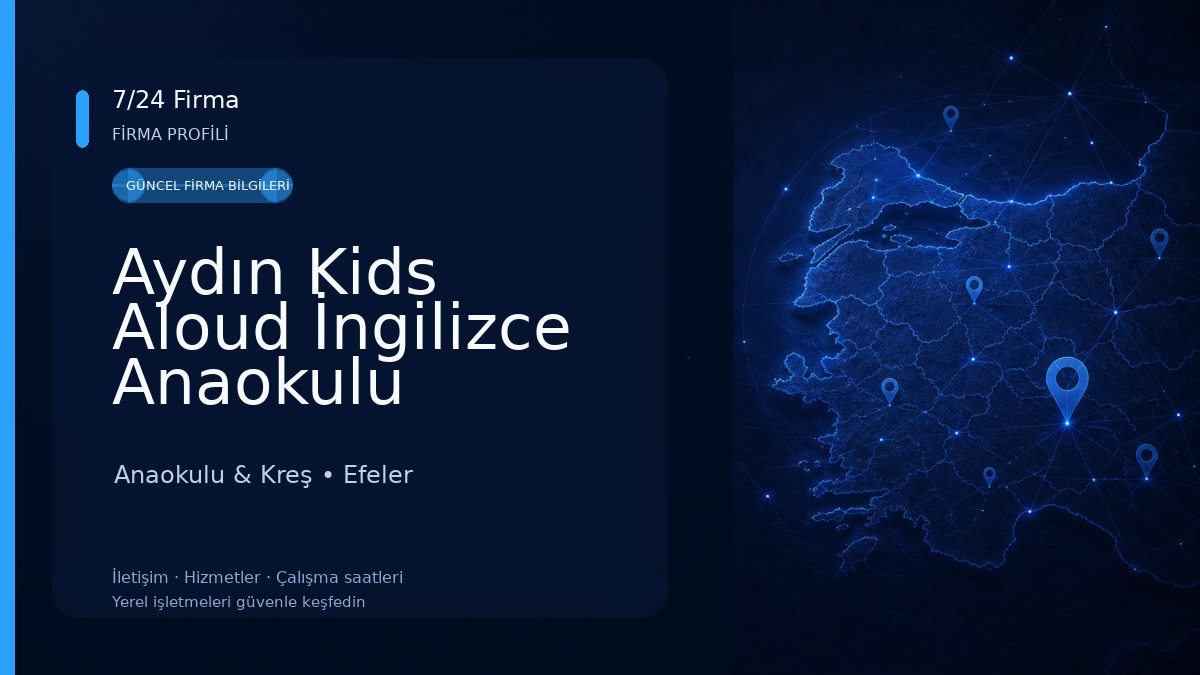 Aydın Kids Aloud İngilizce Anaokulu Anaokulu & Kreş