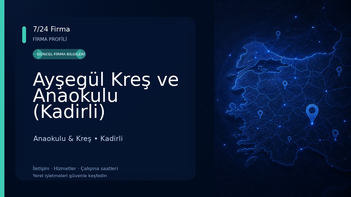 Ayşegül Kreş ve Anaokulu (Kadirli)