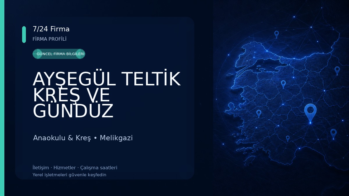 AYŞEGÜL TELTİK KREŞ VE GÜNDÜZ BAKIMEVİ Anaokulu & Kreş