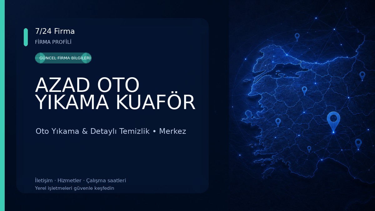 AZAD OTO YIKAMA KUAFÖR Oto Yıkama & Detaylı Temizlik