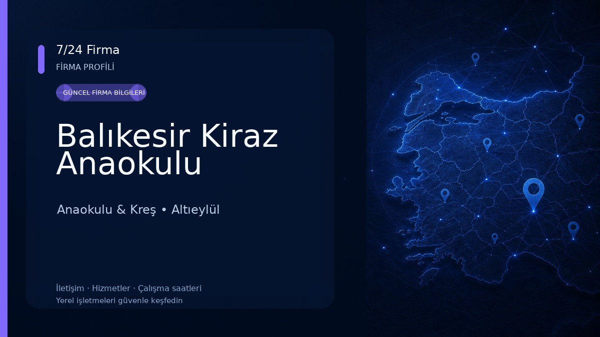 Balıkesir Kiraz Anaokulu Anaokulu & Kreş