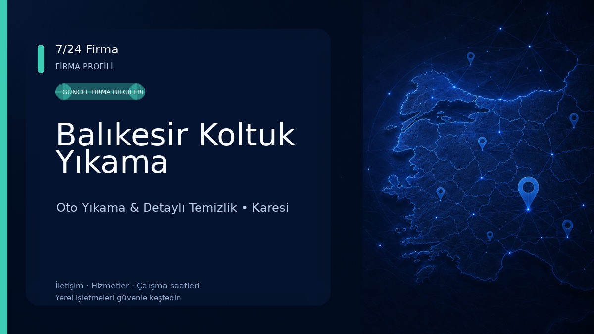 Balıkesir Koltuk Yıkama