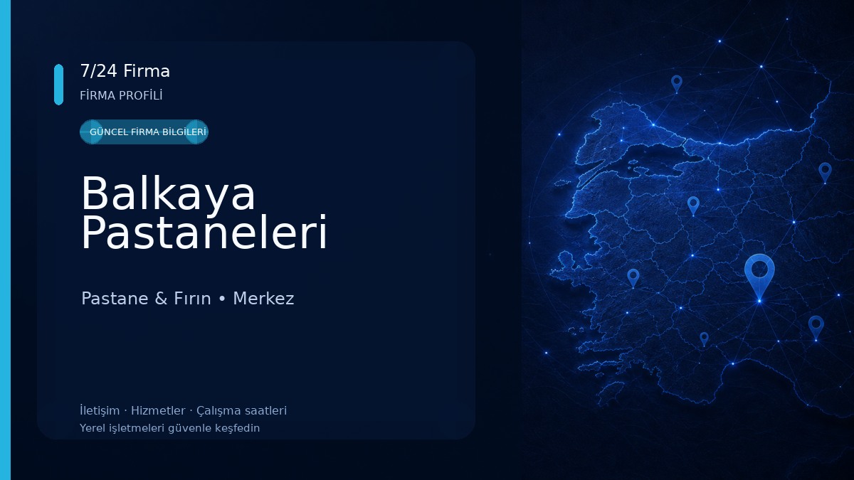 Balkaya Pastaneleri 