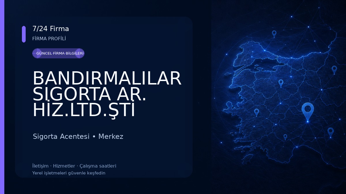 BANDIRMALILAR SIGORTA AR. HİZ.LTD.ŞTİ 