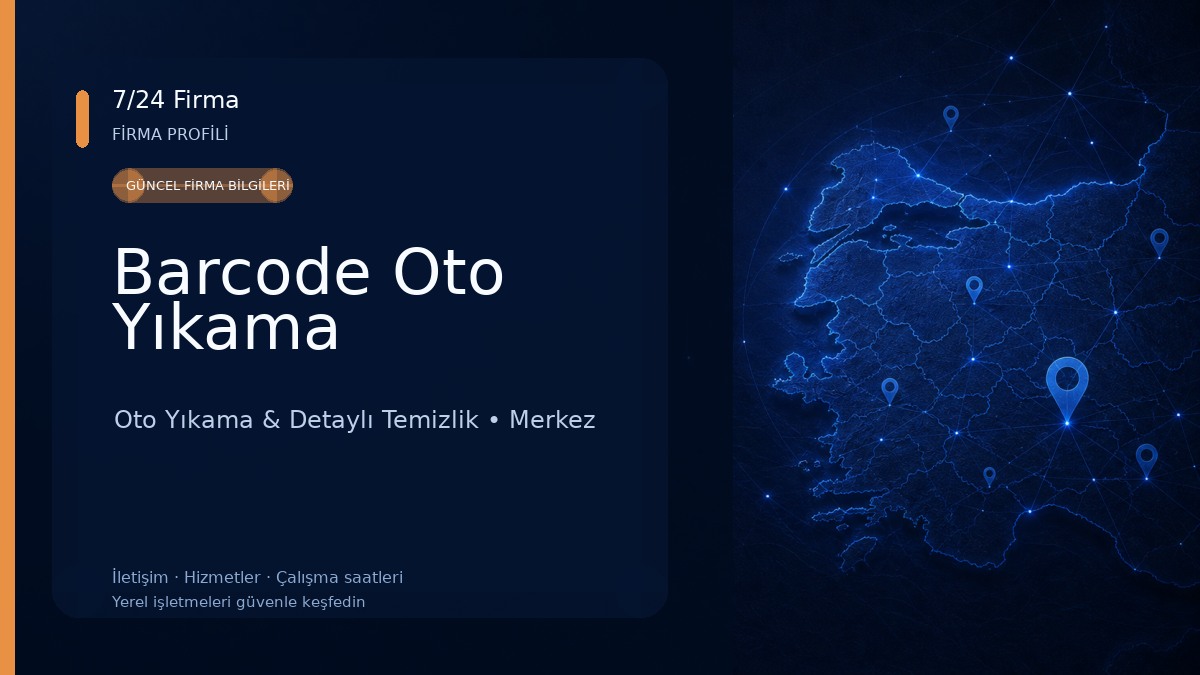 Barcode Oto Yıkama Oto Yıkama & Detaylı Temizlik