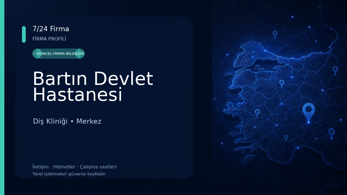 Bartın Devlet Hastanesi Diş Kliniği