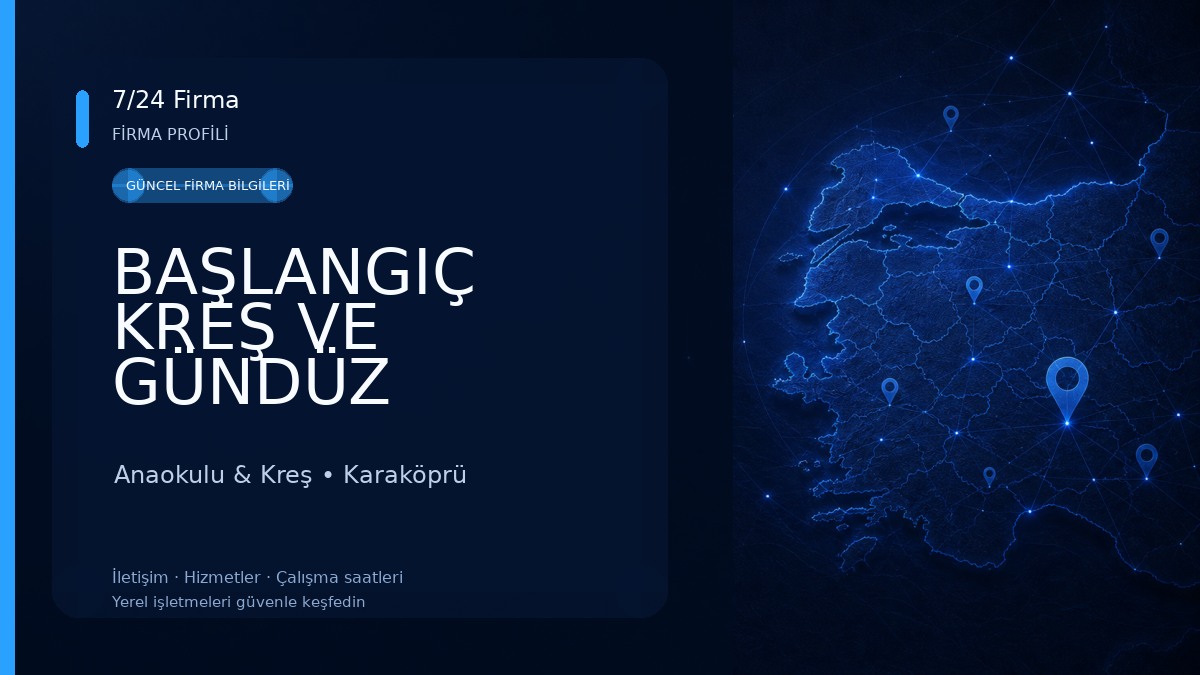 BAŞLANGIÇ KREŞ VE GÜNDÜZ BAKIMEVİ Anaokulu & Kreş