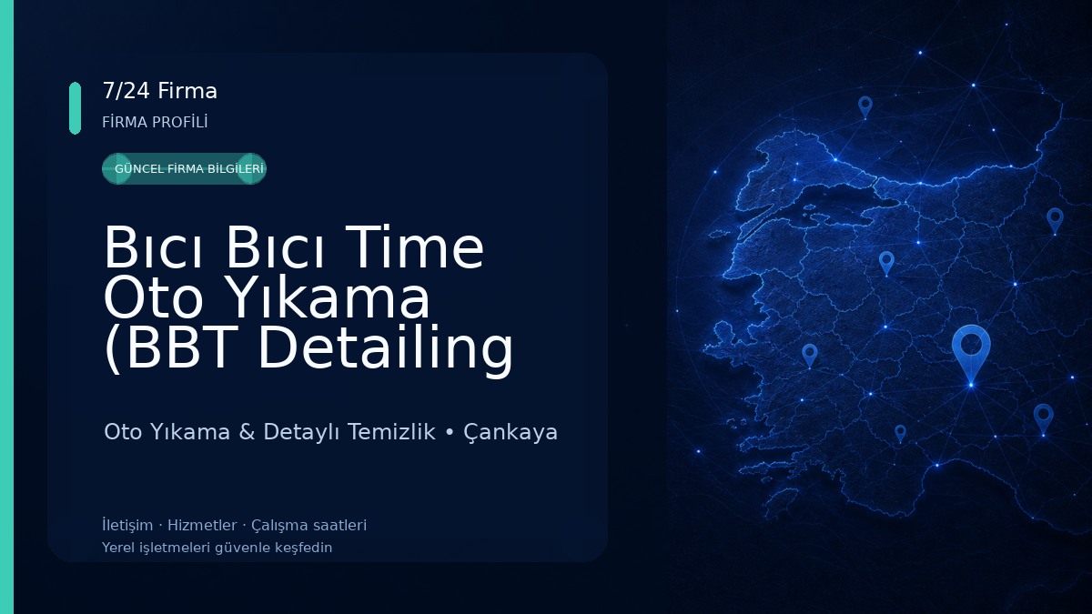 Bıcı Bıcı Time Oto Yıkama (BBT Detailing Oto estetik merkezi) Oto Yıkama & Detaylı Temizlik
