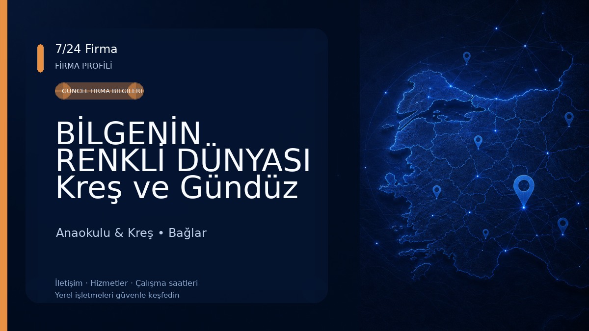 BİLGENİN RENKLİ DÜNYASI Kreş ve Gündüz Bakımevi