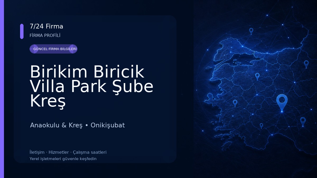 Birikim Biricik Villa Park Şube Kreş Anaokulu & Kreş