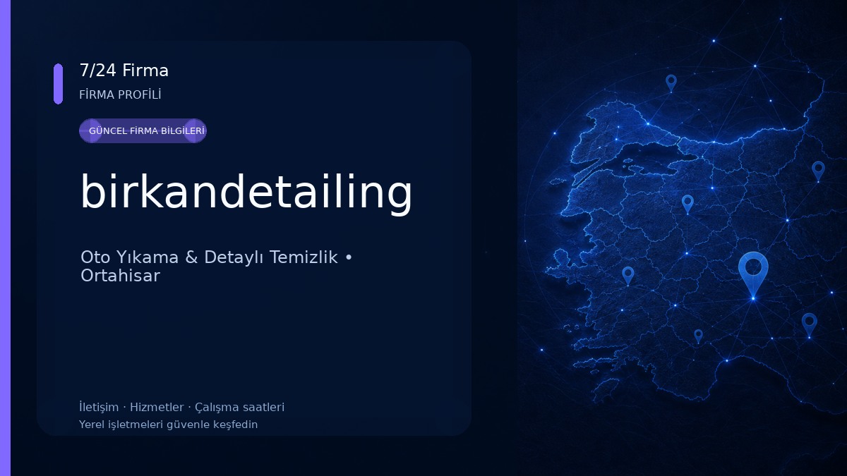 birkandetailing Oto Yıkama & Detaylı Temizlik
