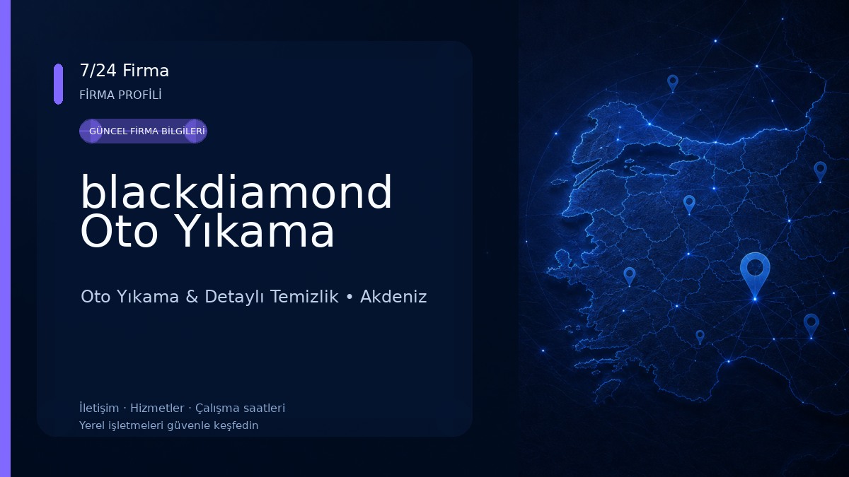 blackdiamond Oto Yıkama Oto Yıkama & Detaylı Temizlik