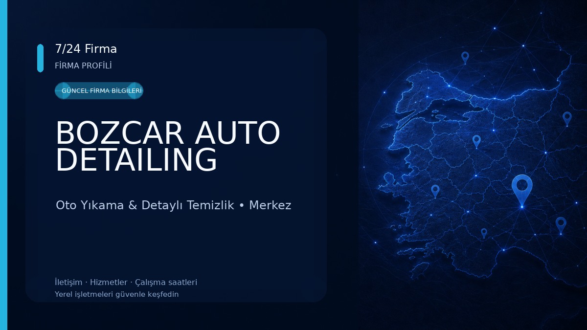 BOZCAR AUTO DETAILING Oto Yıkama & Detaylı Temizlik