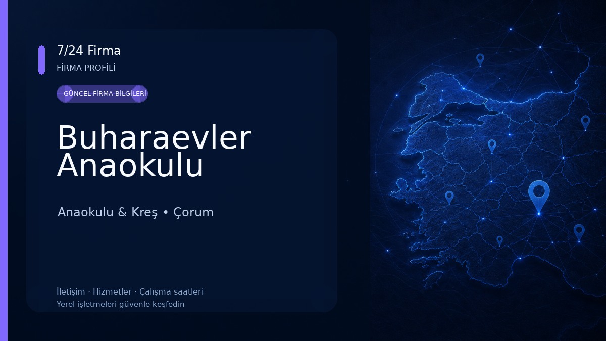 Buharaevler Anaokulu Anaokulu & Kreş