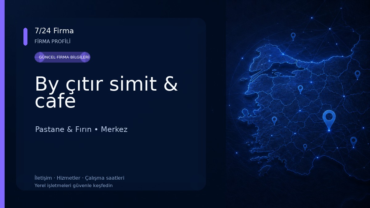 By çıtır simit & cafe Pastane & Fırın