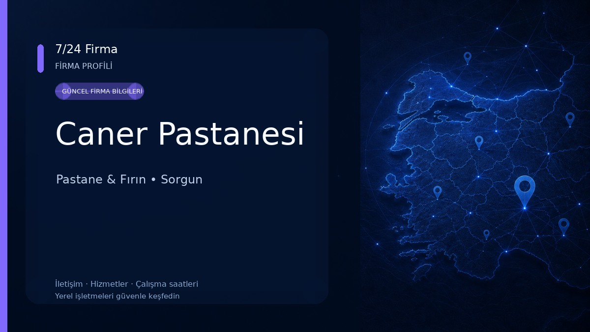 Caner Pastanesi Pastane & Fırın