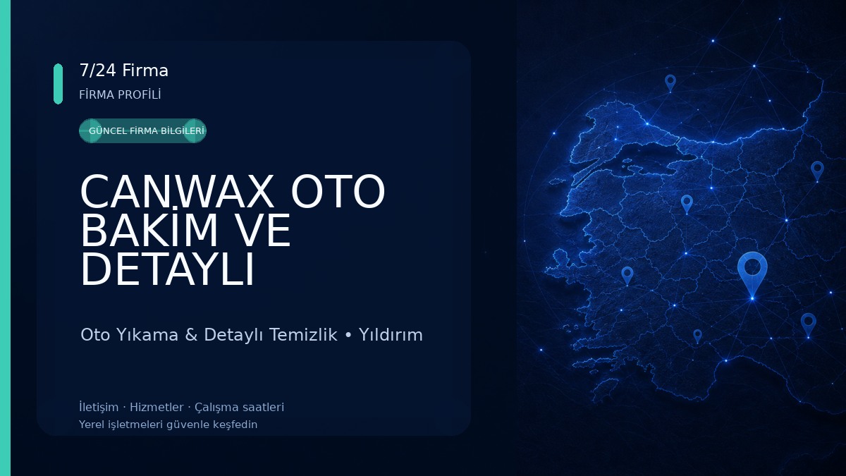 CANWAX OTO BAKİM VE DETAYLI TEMİZLİK Oto Yıkama & Detaylı Temizlik