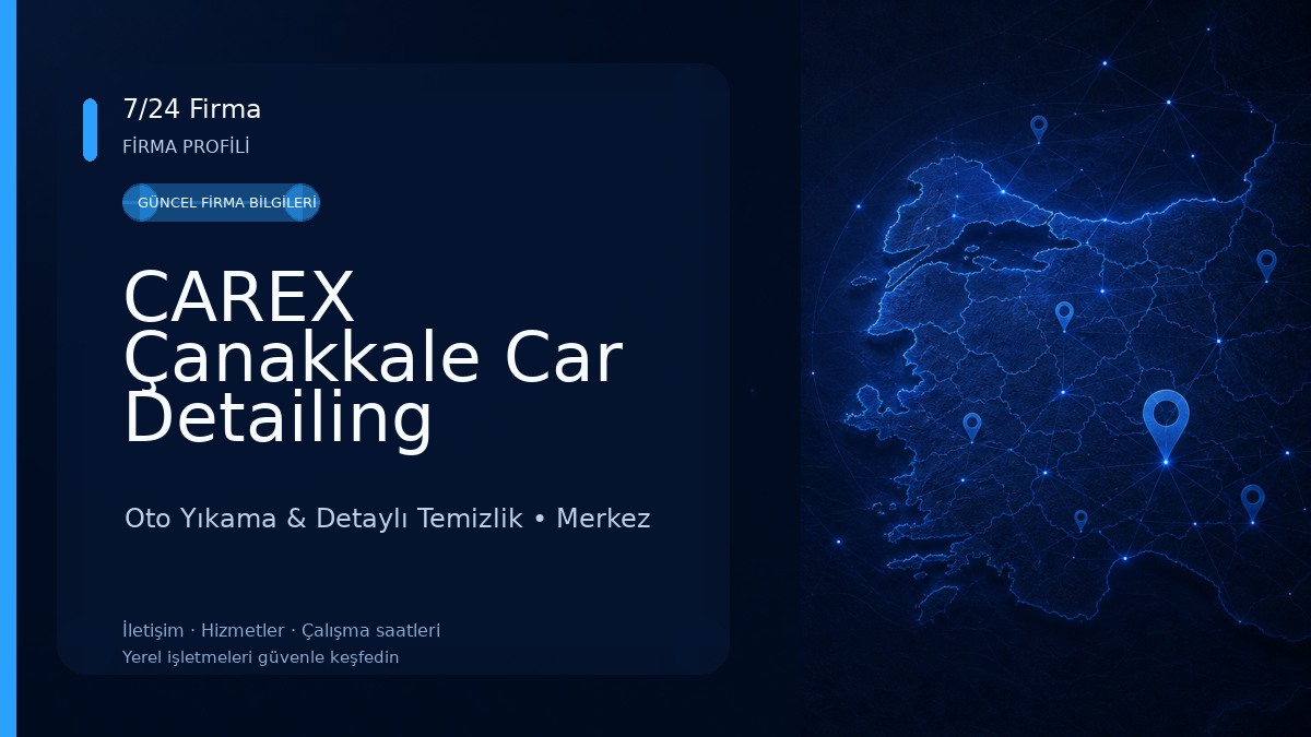 CAREX Çanakkale Car Detailing Oto Yıkama & Detaylı Temizlik