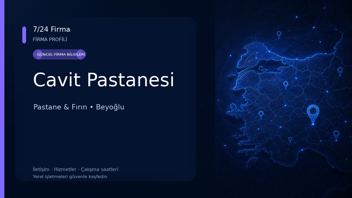 Cavit Pastanesi Pastane & Fırın