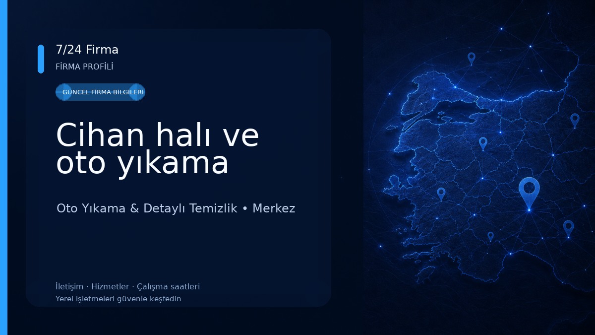 Cihan halı ve oto yıkama Oto Yıkama & Detaylı Temizlik