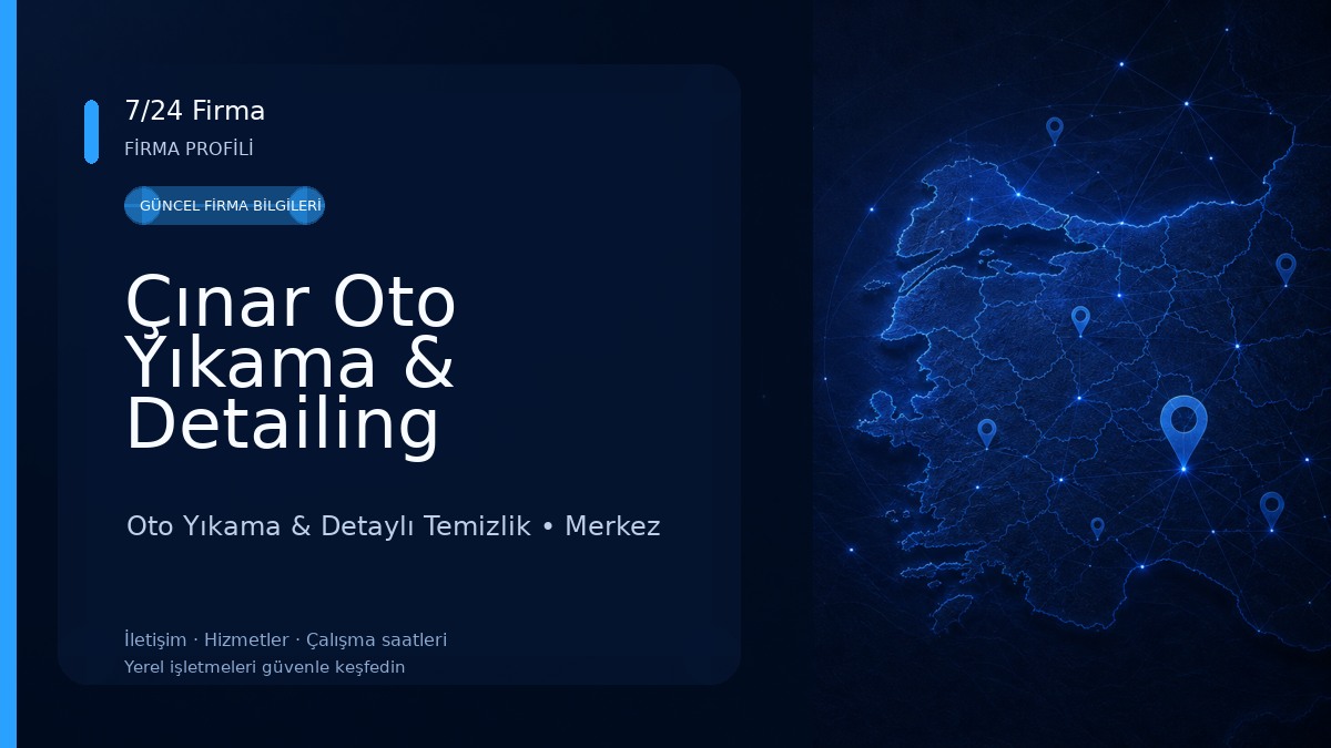 Çınar Oto Yıkama & Detailing 