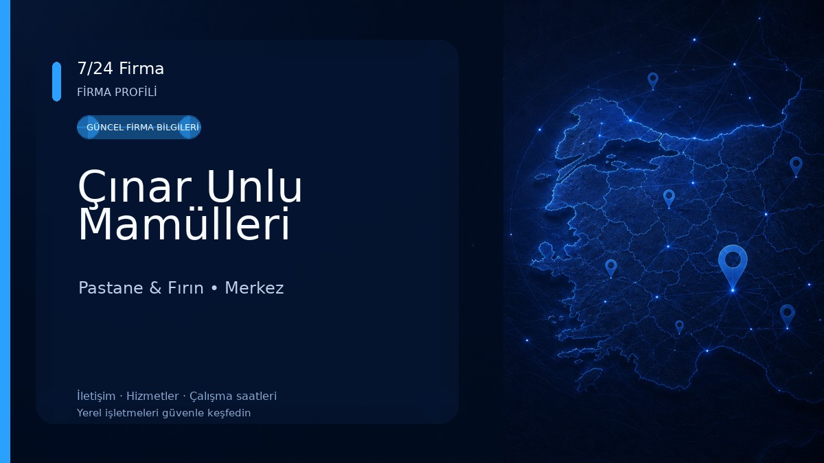 Çınar Unlu Mamülleri Pastane & Fırın